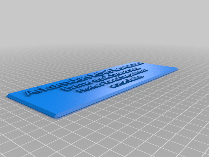 My Customized Label 3d model