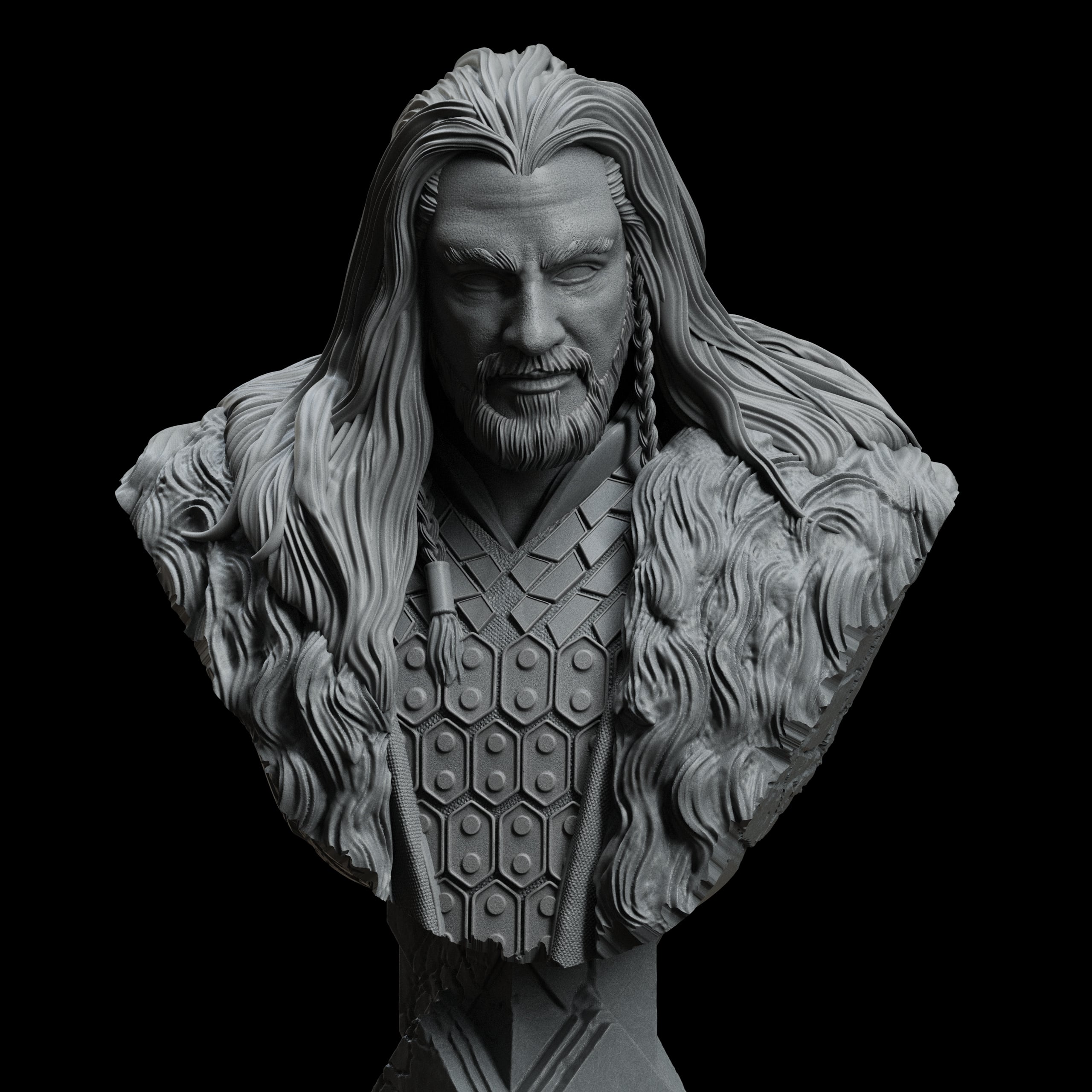 Thorin Oakenshield (Pre-Supported) 3d model