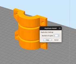 Clamp Chair Stop Sinking 3d model