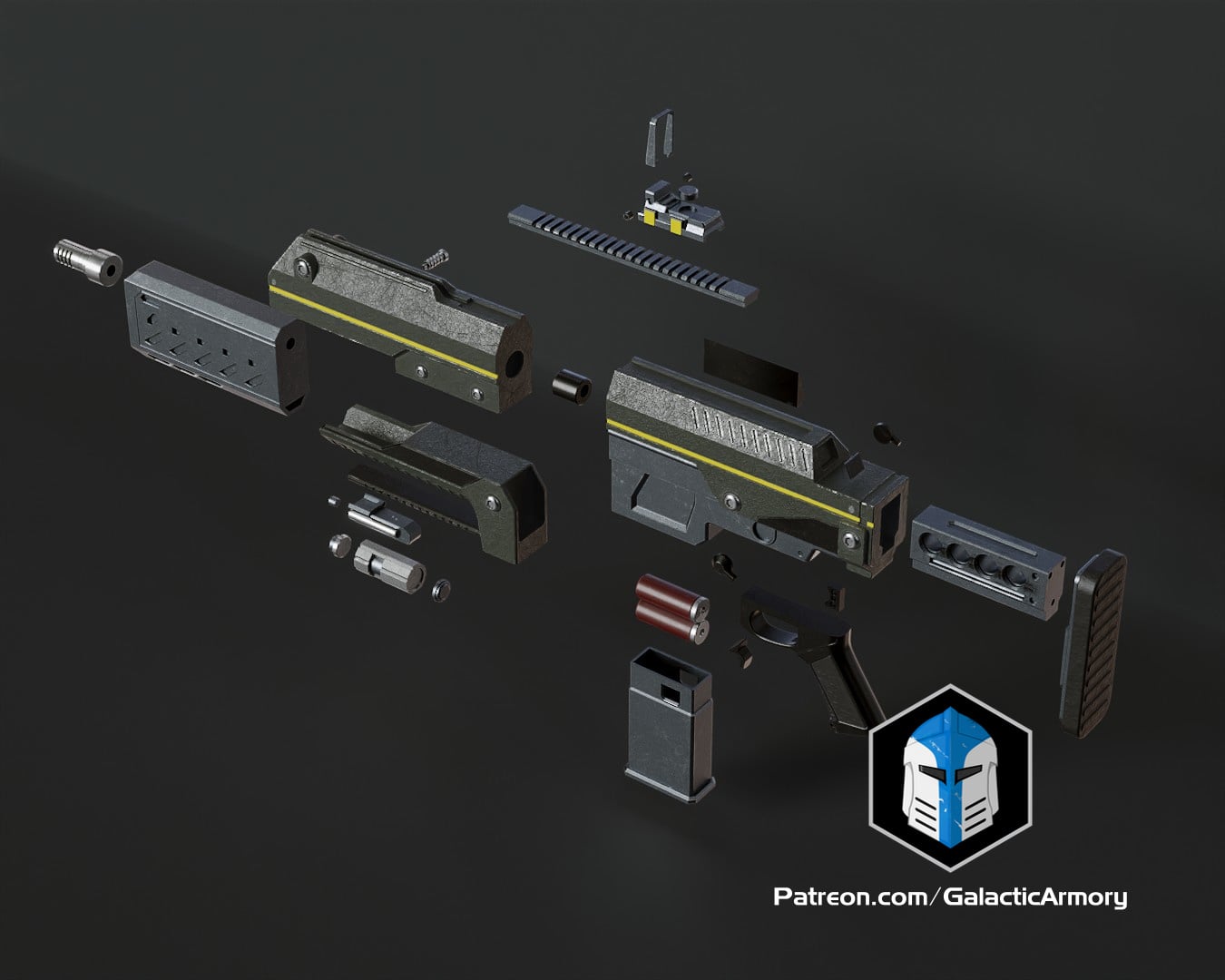 HD2 - Breaker- 3D Print Files 3d model