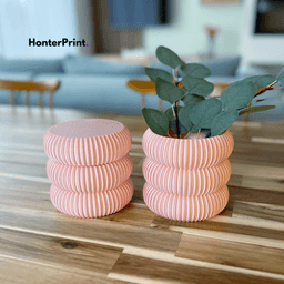 Modular Vase, Planter & Storage STL File Set for 3D Printing 3d model