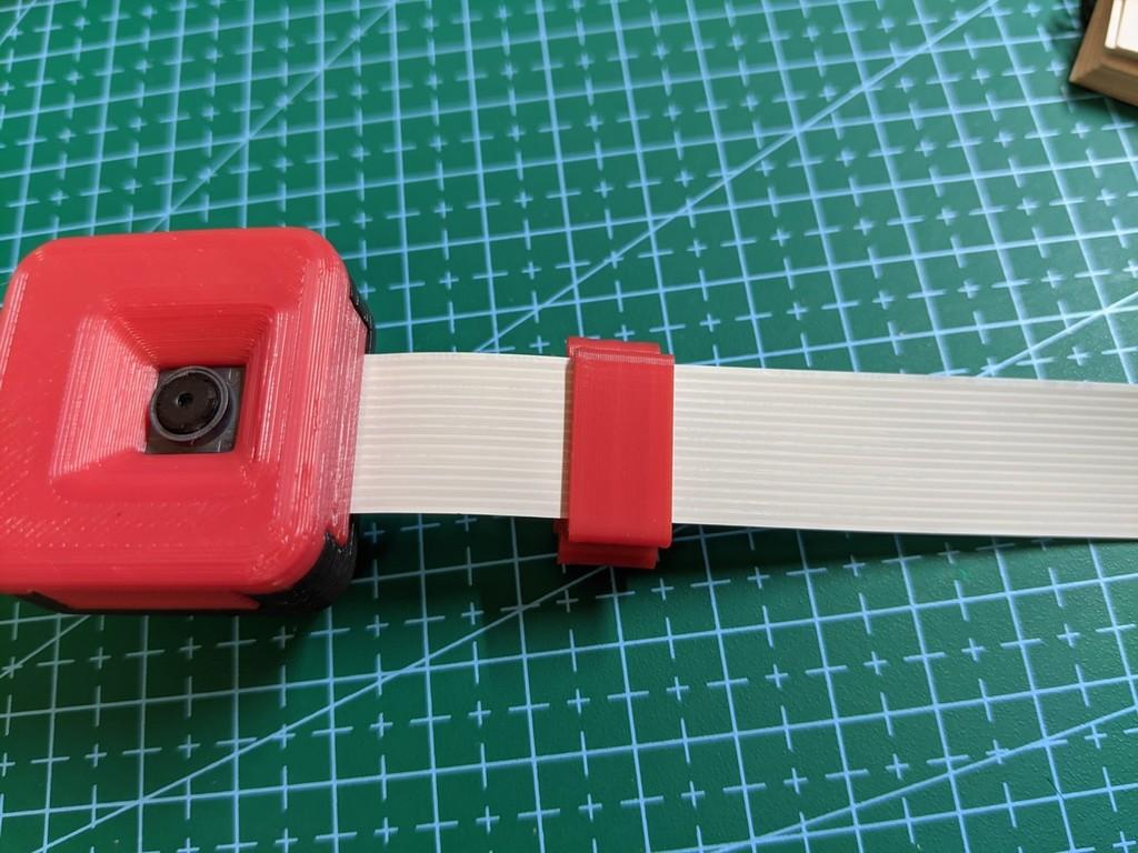 Ender 3 Pi Camera Ribbon Cable Clip 3d model
