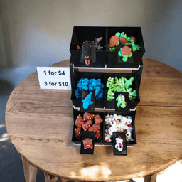 Mini container for display shelf 3d model