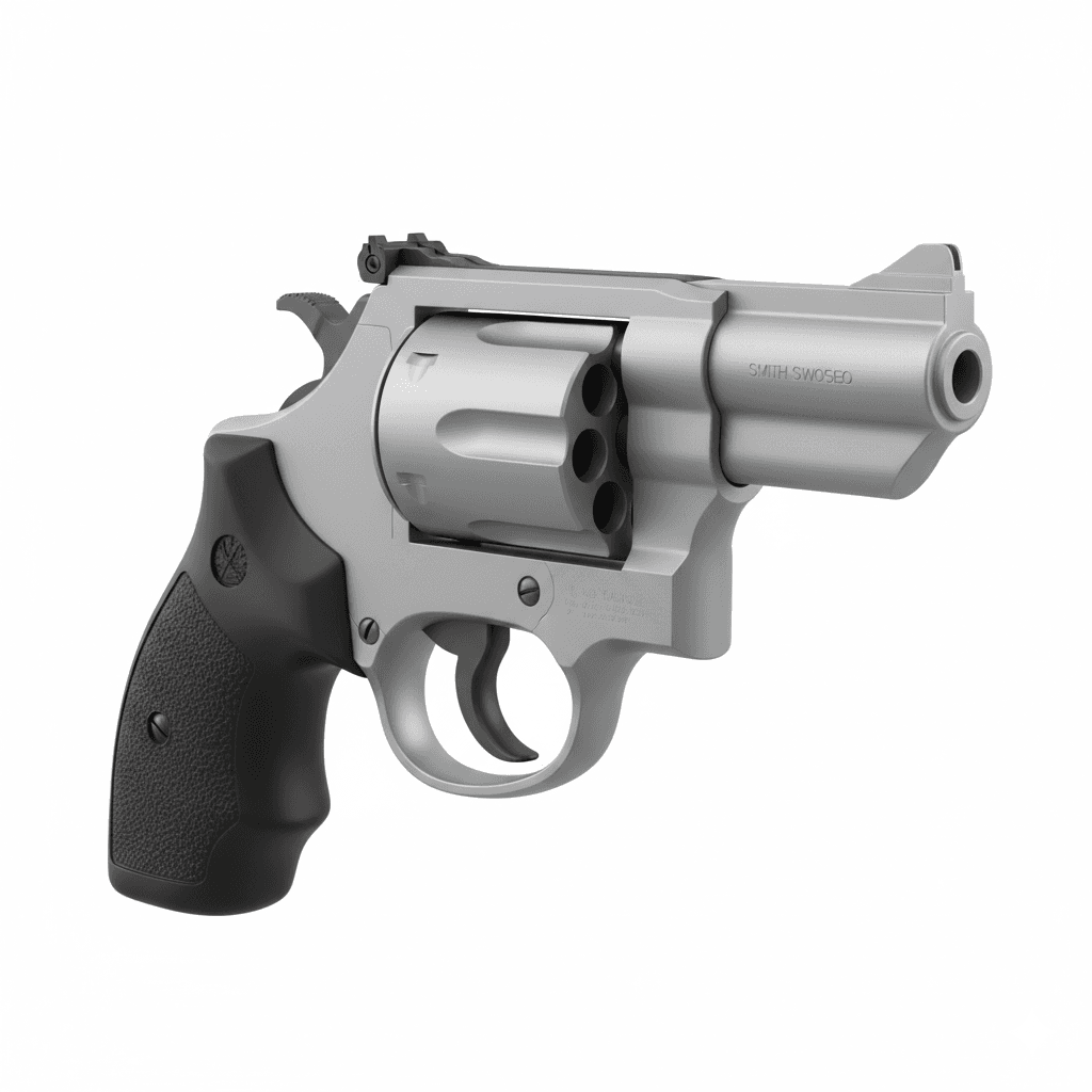 Smith Wesson Model 642 Revolver 3d model