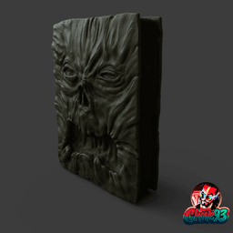 evil dead -necronomicon book 3d model