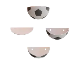 Soccer Ball Display Shelf 3d model