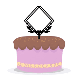 CAKE TOPPER 3d model