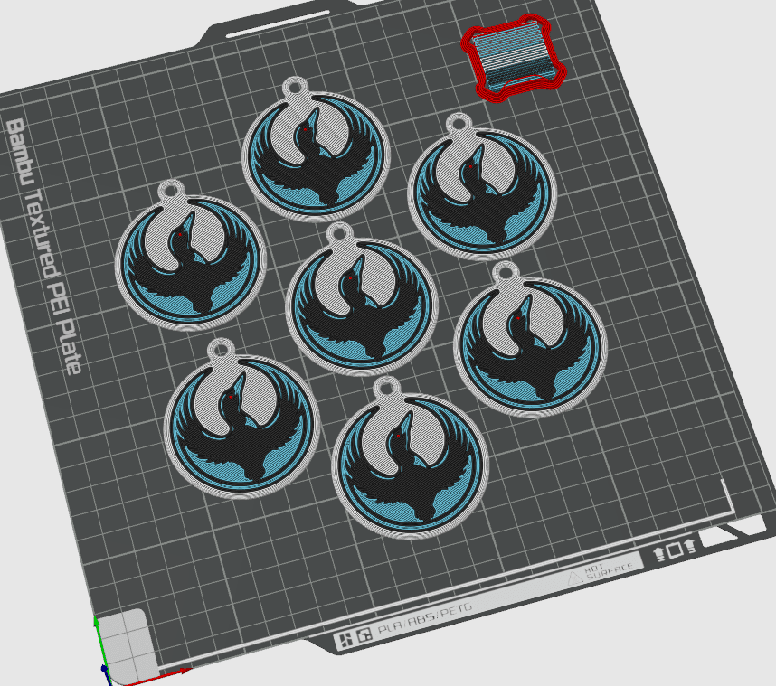 Minnesota Rebel Alliance - Key Chain & Sign 3d model