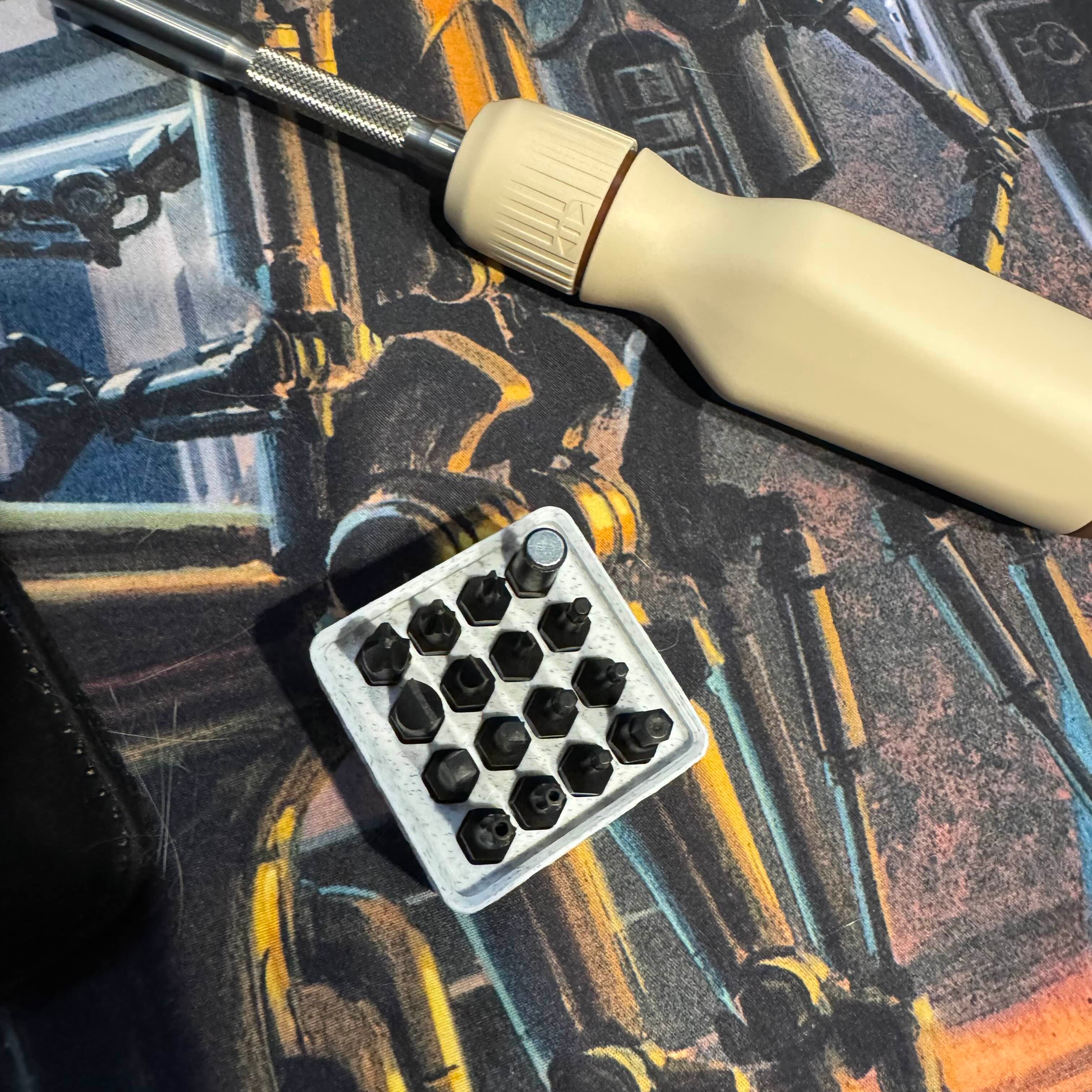 1x1 HexBit holder Gridfinity 3d model