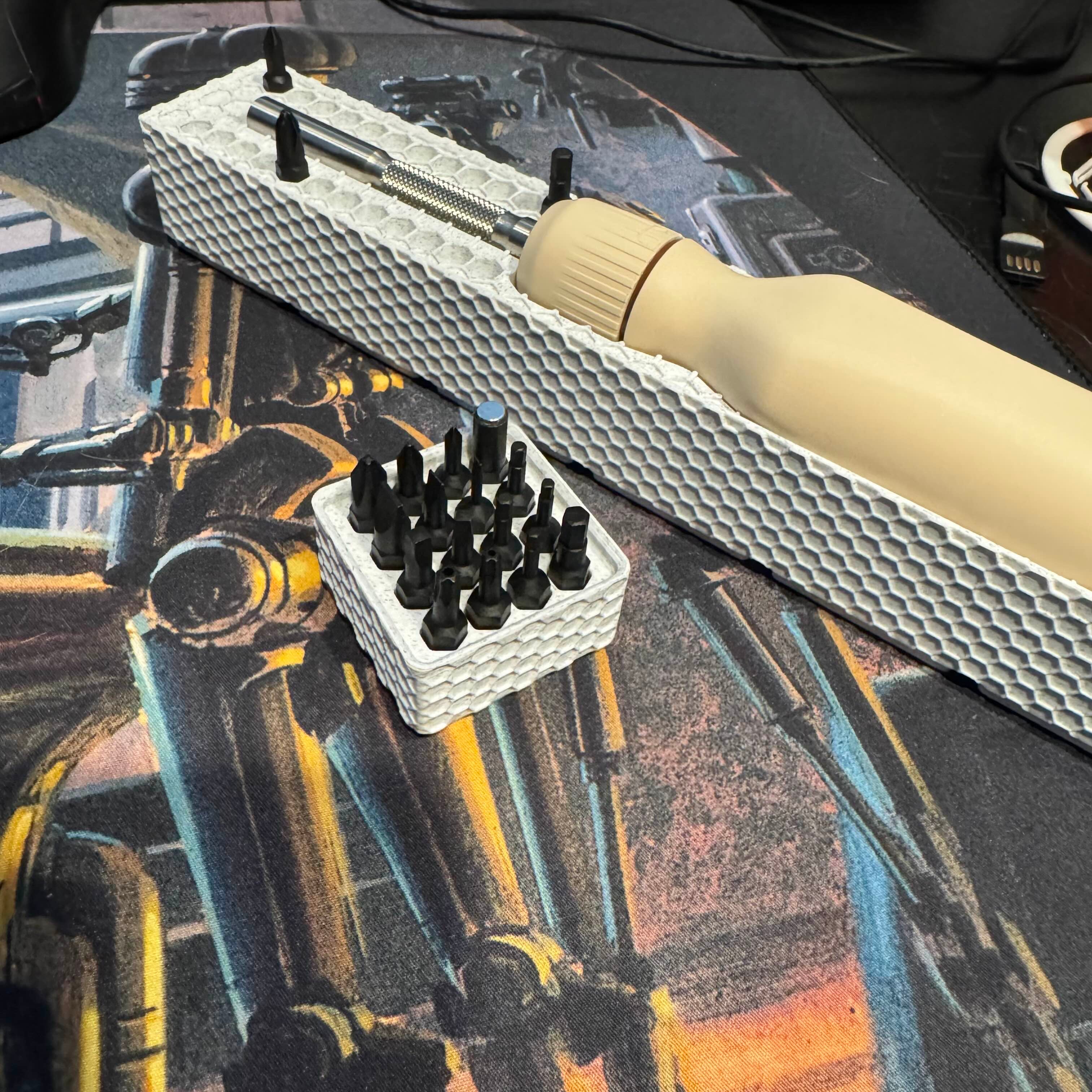 1x1 HexBit holder Gridfinity 3d model