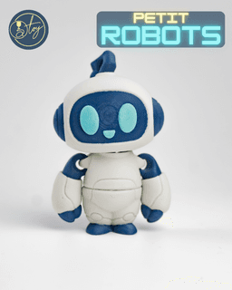 PETIT ROBOTS - KEYCHAIN COLLECTION 3d model