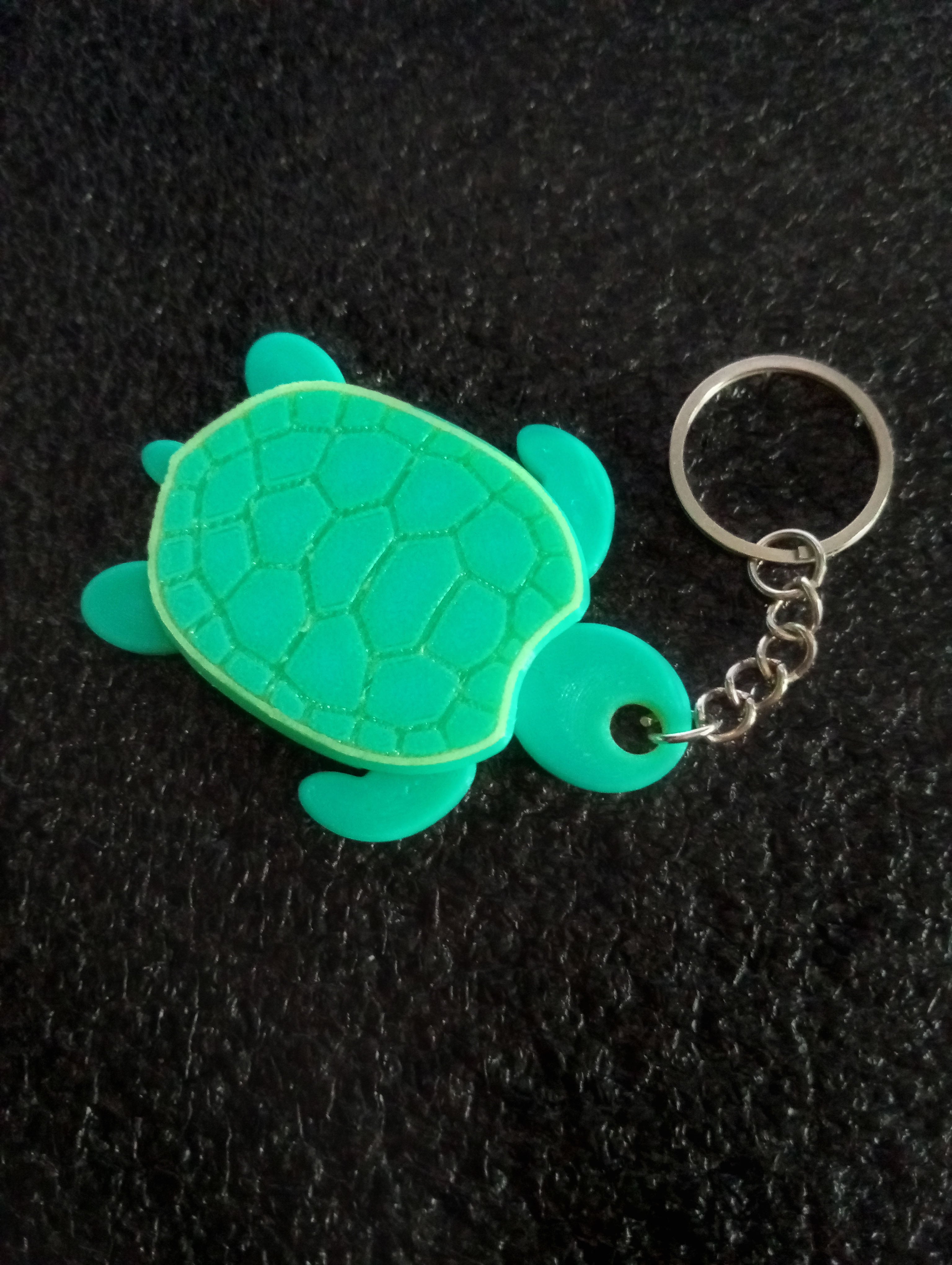 Tic Tac Toe Turtle Keychain 3d model