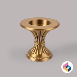 Classic table lamp - outside pattern 3d model