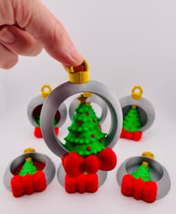 Christmas Tree Ornament Set 3d model