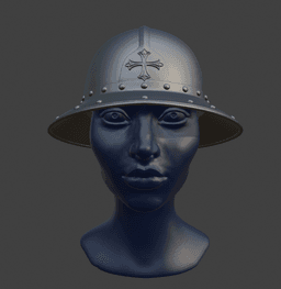 Templar Guard Helmet 3d model