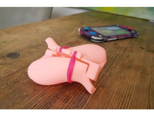 Switch Lite Grip - PRE-SUPPORTED RESIN EDITION! 3d model