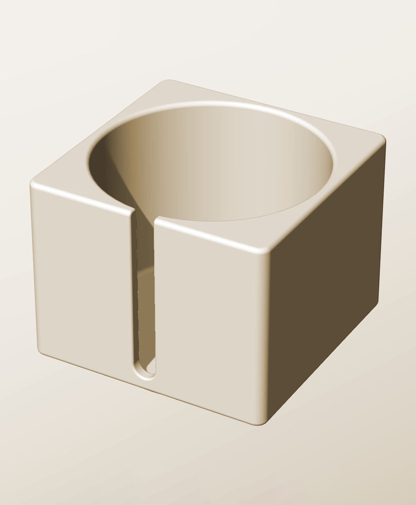 CS96-80-S Stacking slotted module bin for modern home decor 3d model