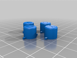 Play station controller buttons(XOTriangleSquare only) 3d model
