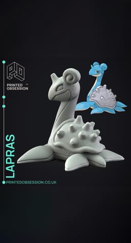 Lapras - Pokemon - Fan Art 3d model