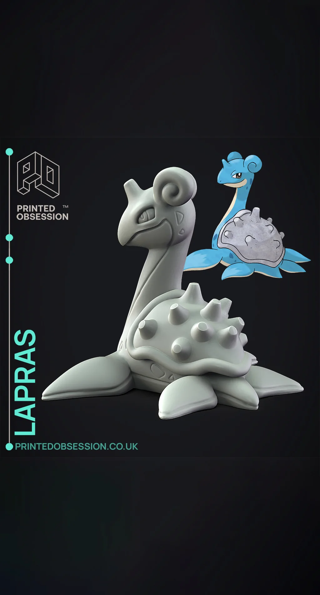 Lapras - Pokemon - Fan Art 3d model