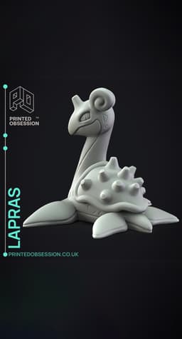 Lapras - Pokemon - Fan Art 3d model