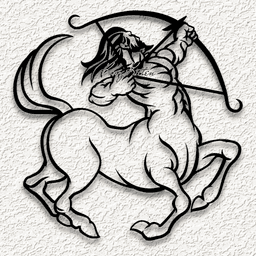 sagitarius zodiac wall art astrology home decor 3d model