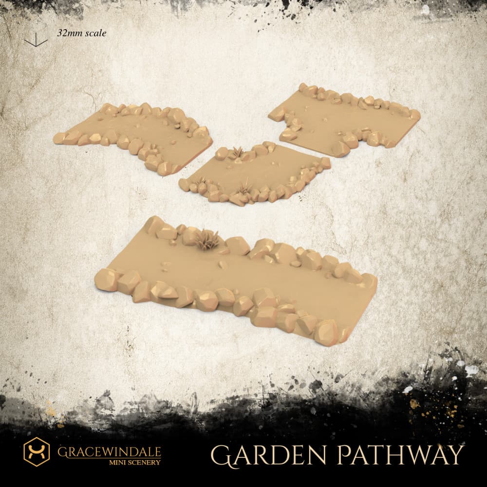 Garden Pathway 3d model