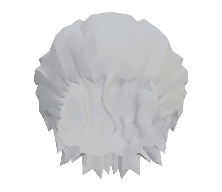 Slicked Back 3d model