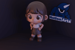 Menina cartoon.stl 3d model