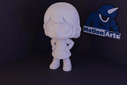 Menina cartoon.stl 3d model