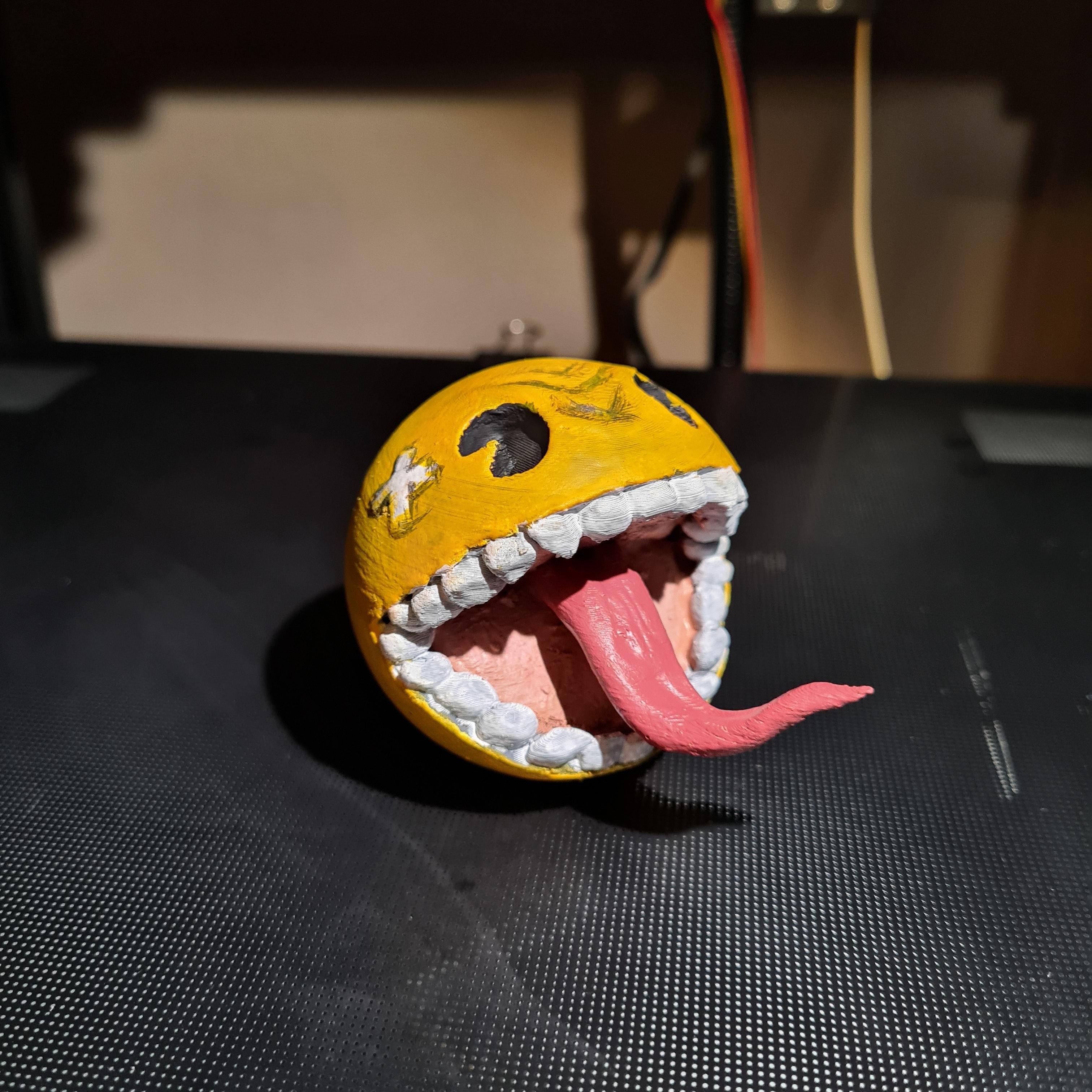 Angry pacman 3d model