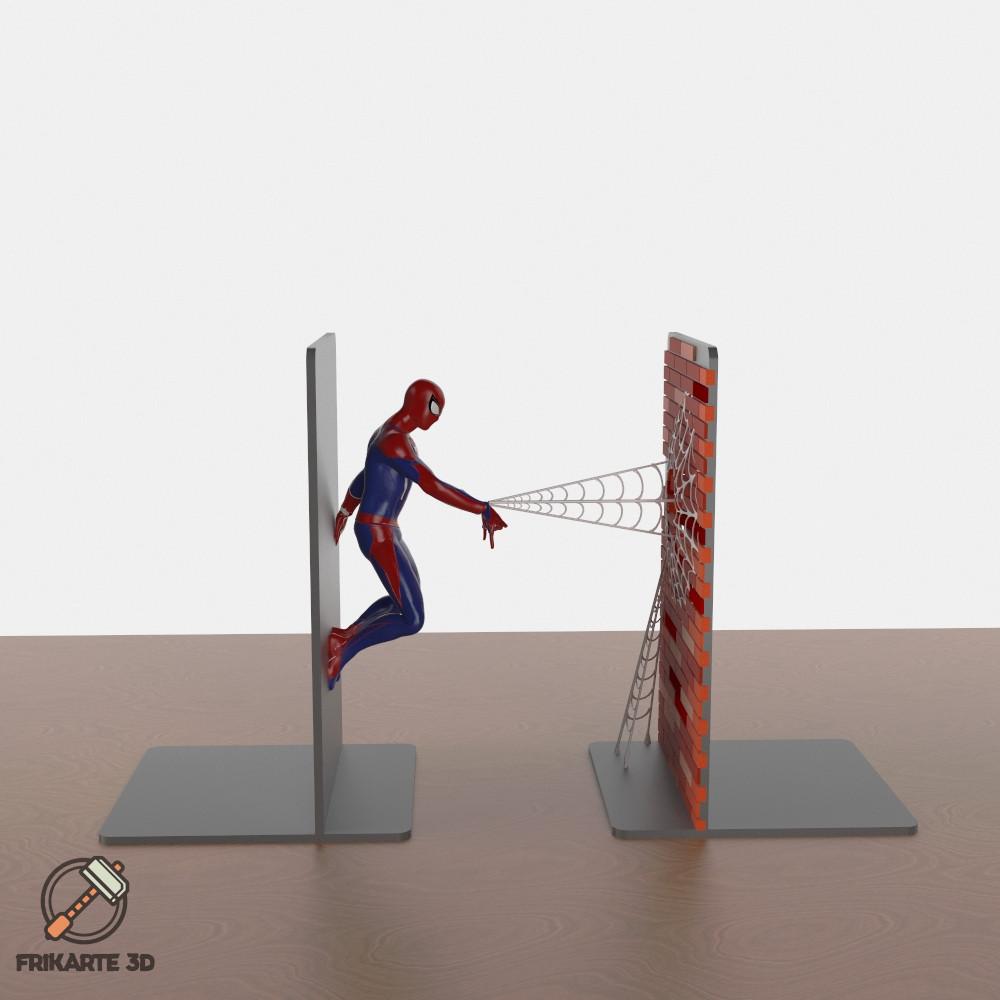 Spider-Man Web-Shooting Bookends 3d model