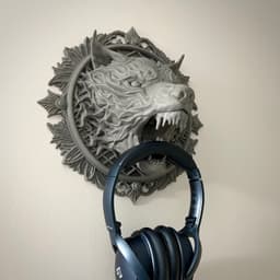 wolf upper jaw.3mf 3d model