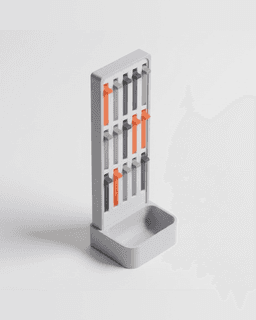 HookForm Modular Rotating Hook Display System – Customizable Wall-Mount Rack for Collectibles & Desk 3d model