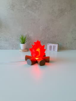 Fire lamp (For Bambulab LED kit) 3d model