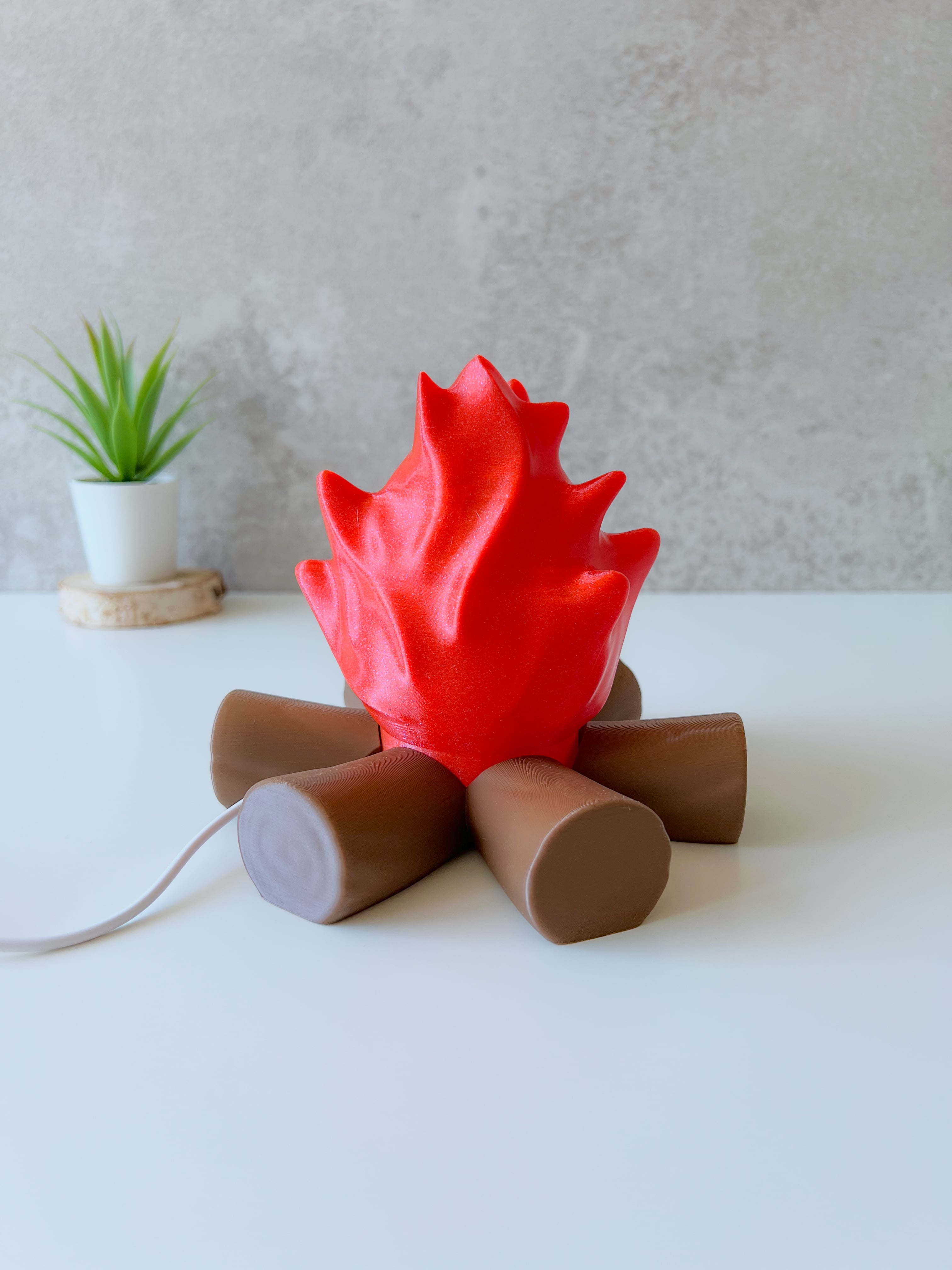 Fire lamp (For Bambulab LED kit) 3d model