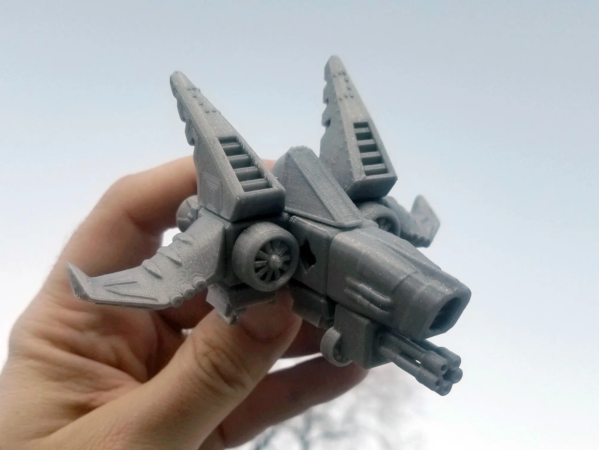 PrintABlok Airwing Spaceship Construction Toy 3d model