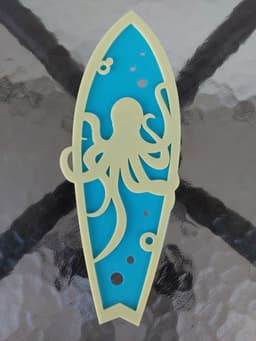 2 Layer Surfboards, Wall Art 3d model