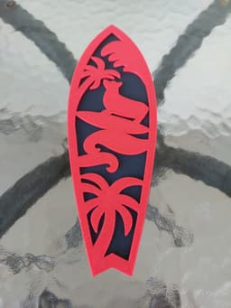 2 Layer Surfboards, Wall Art 3d model
