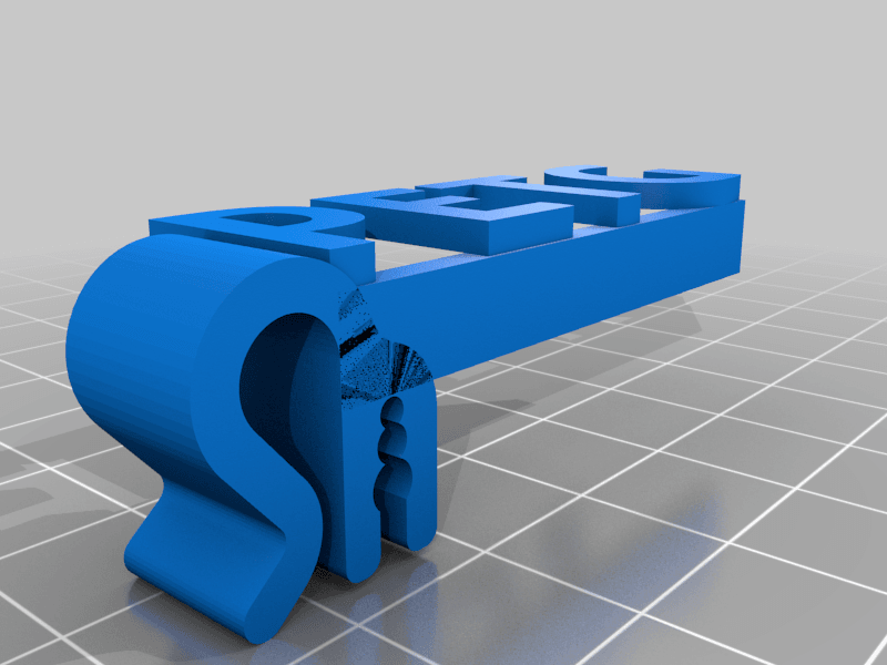 Filament Label Clips 3d model
