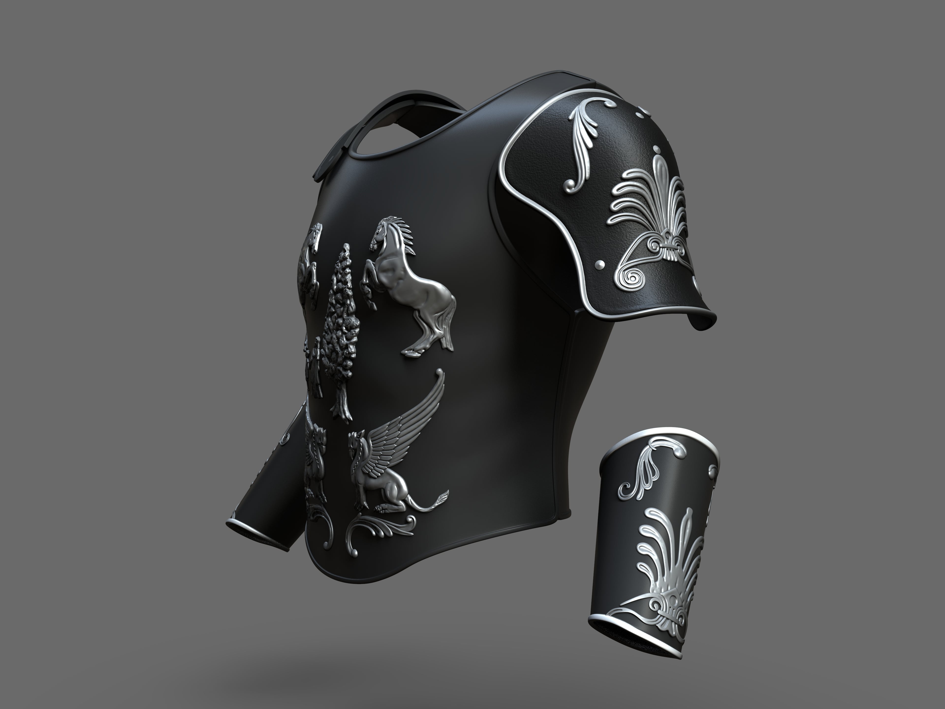 Maximus Gladiator Armor Set 3d model