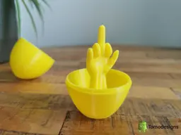 Middle Finger Easter Egg 3d model