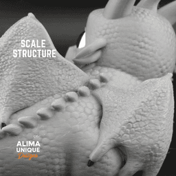 Relaxing Baby Dragon 3d model