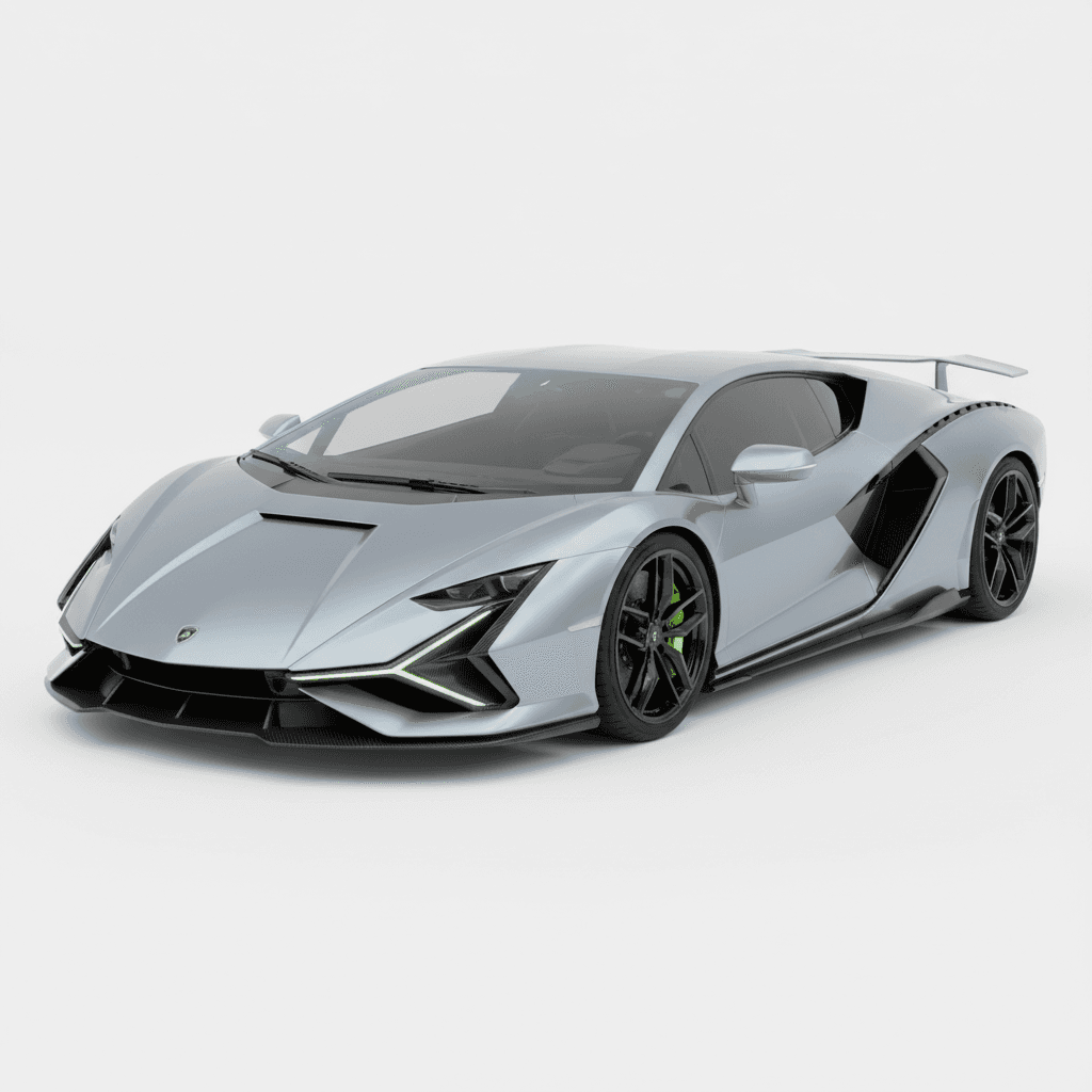 Car : Lamborghini Sian Hybrid Hypercar Supercar 3d model