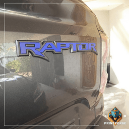 NextGen Ranger Raptor Tailgate Emblem Inserts 3d model