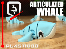 Articulated Whale — The Gentle Giant of the Desk-Top Deep 3d model