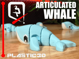 Articulated Whale — The Gentle Giant of the Desk-Top Deep 3d model