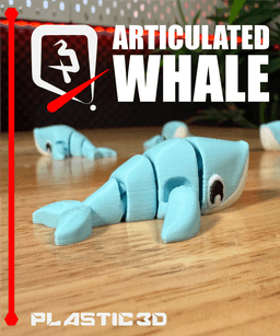 Articulated Whale — The Gentle Giant of the Desk-Top Deep 3d model