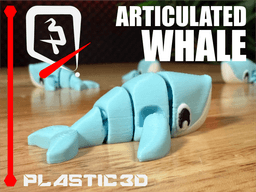 Articulated Whale — The Gentle Giant of the Desk-Top Deep 3d model
