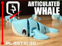 Articulated Whale — The Gentle Giant of the Desk-Top Deep 3d model